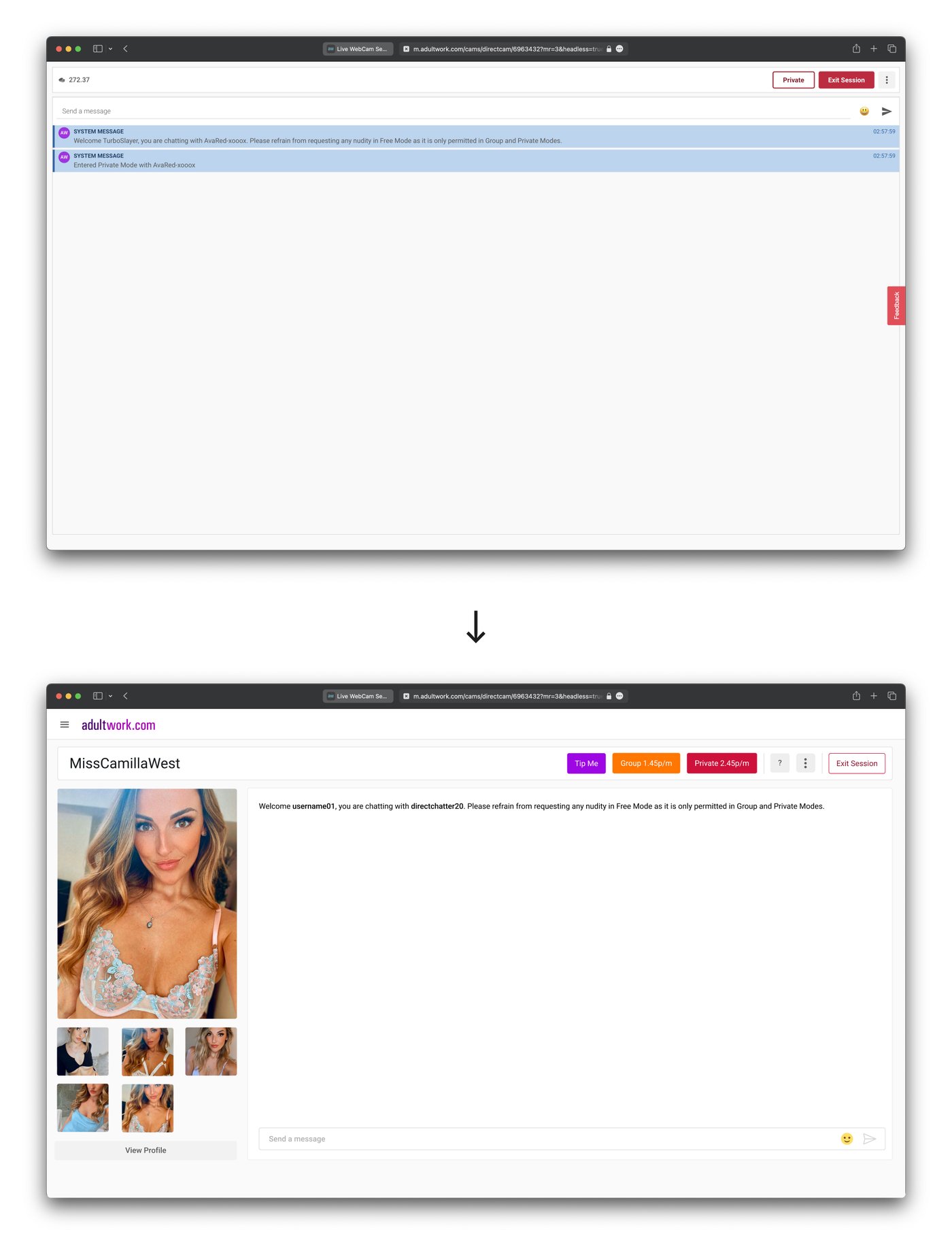 AdultWork facelift directim